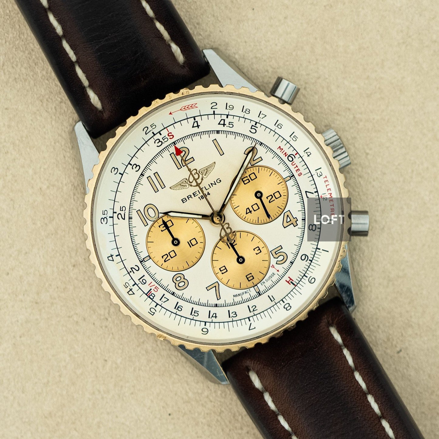 Breitling Navitimer Chronograph Automatic Steel/Gold 38 mm