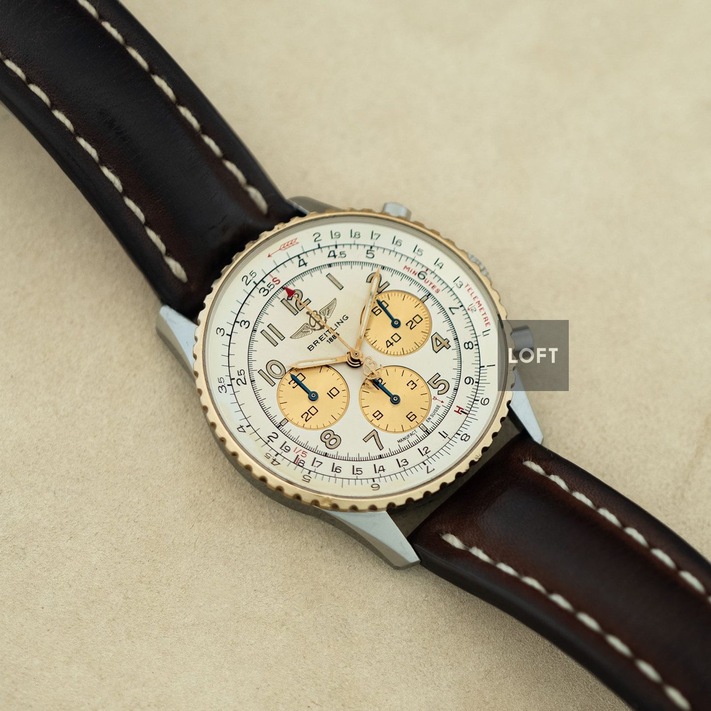 Breitling Navitimer Chronograph Automatic Steel/Gold 38 mm
