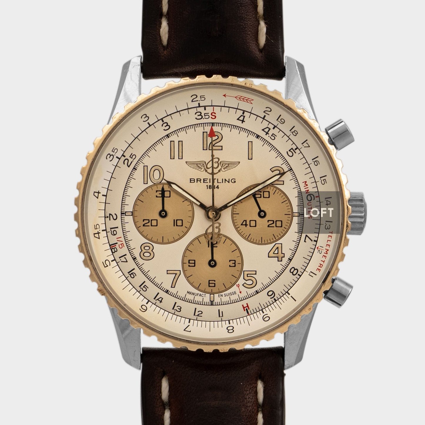 Breitling Navitimer Chronograph Automatic Steel/Gold 38 mm
