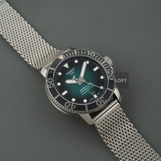Tissot Seastar 1000 Powermatic 80 Green Dial 43 mm