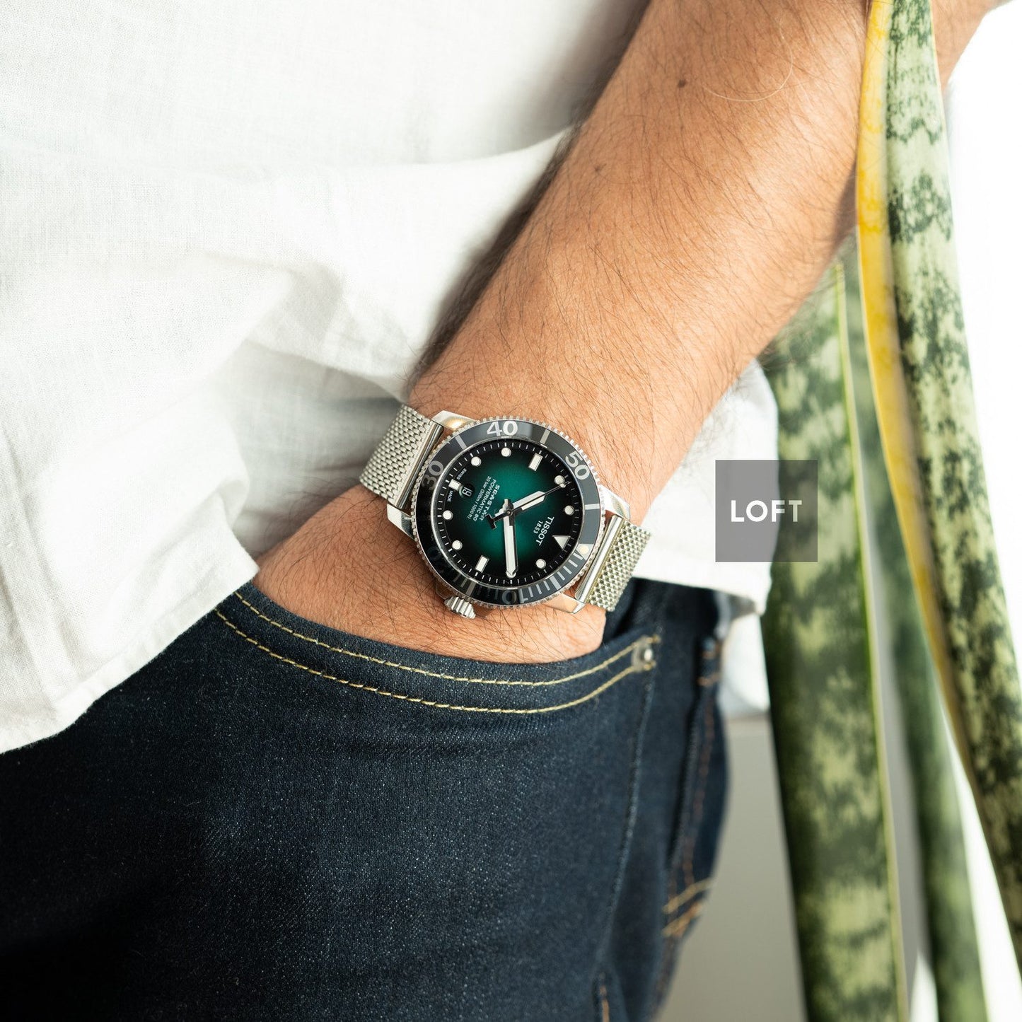 Tissot Seastar 1000 Powermatic 80 Green Dial 43 mm