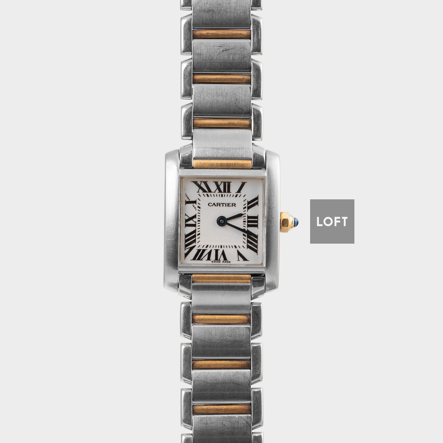 Cartier Tank Française Ladies Quartz Steel/Gold 20 mm