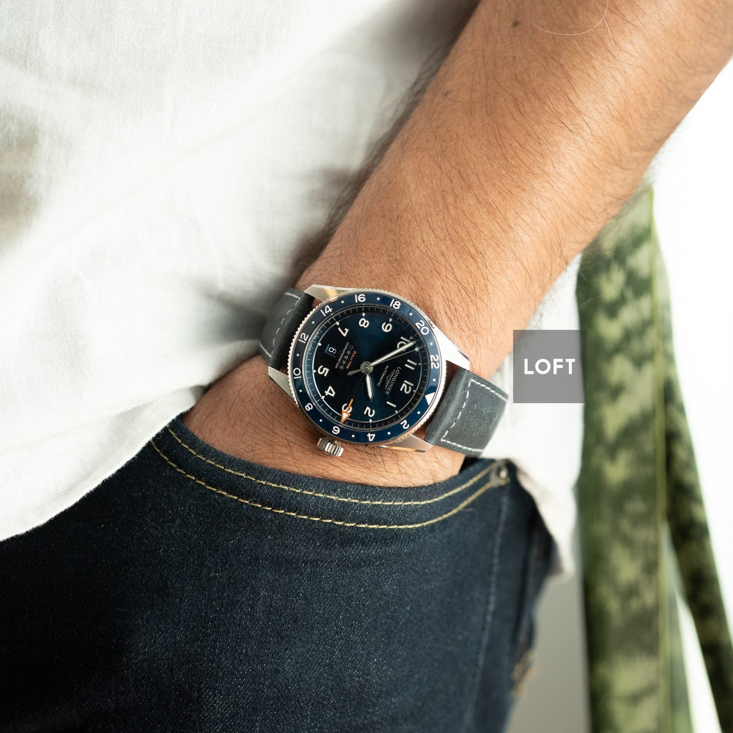 Longines Spirit Zulu Time Automatic Blue Dial 42 mm