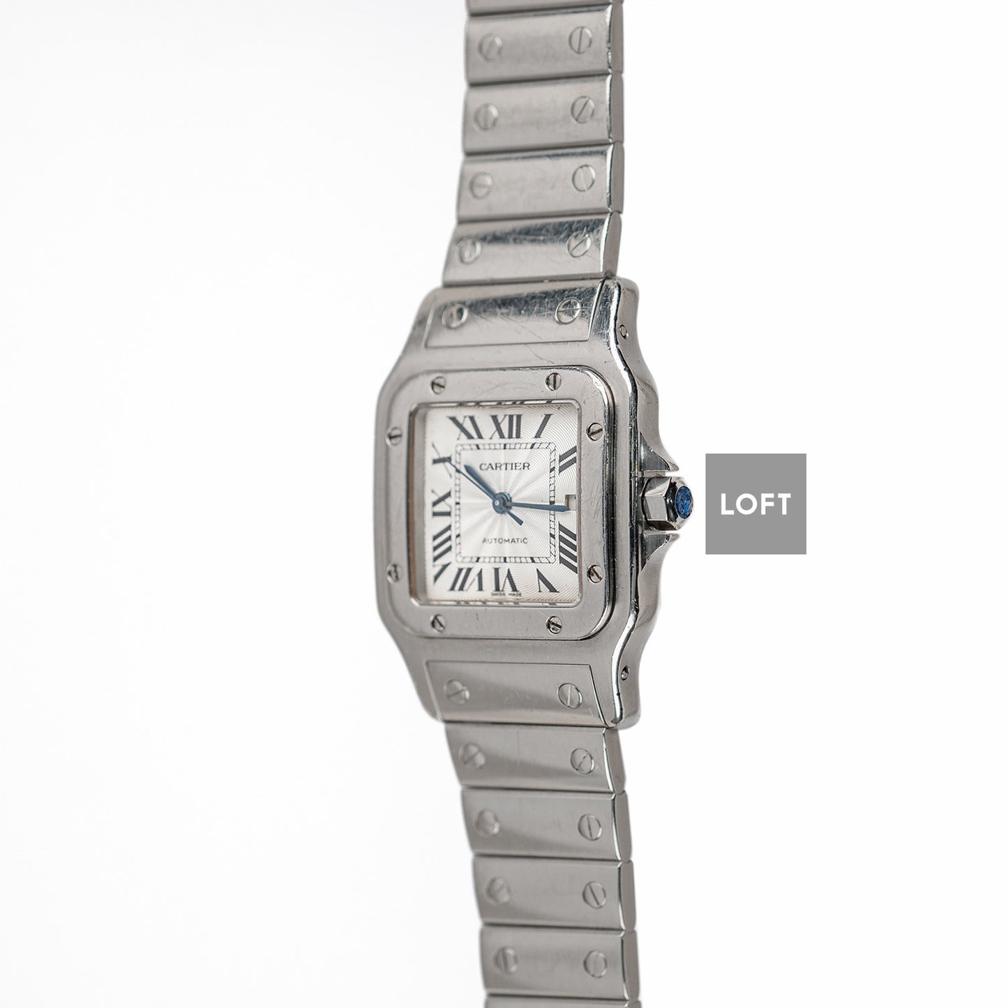 Cartier Santos Galbée Automatic Silver Dial 29 mm