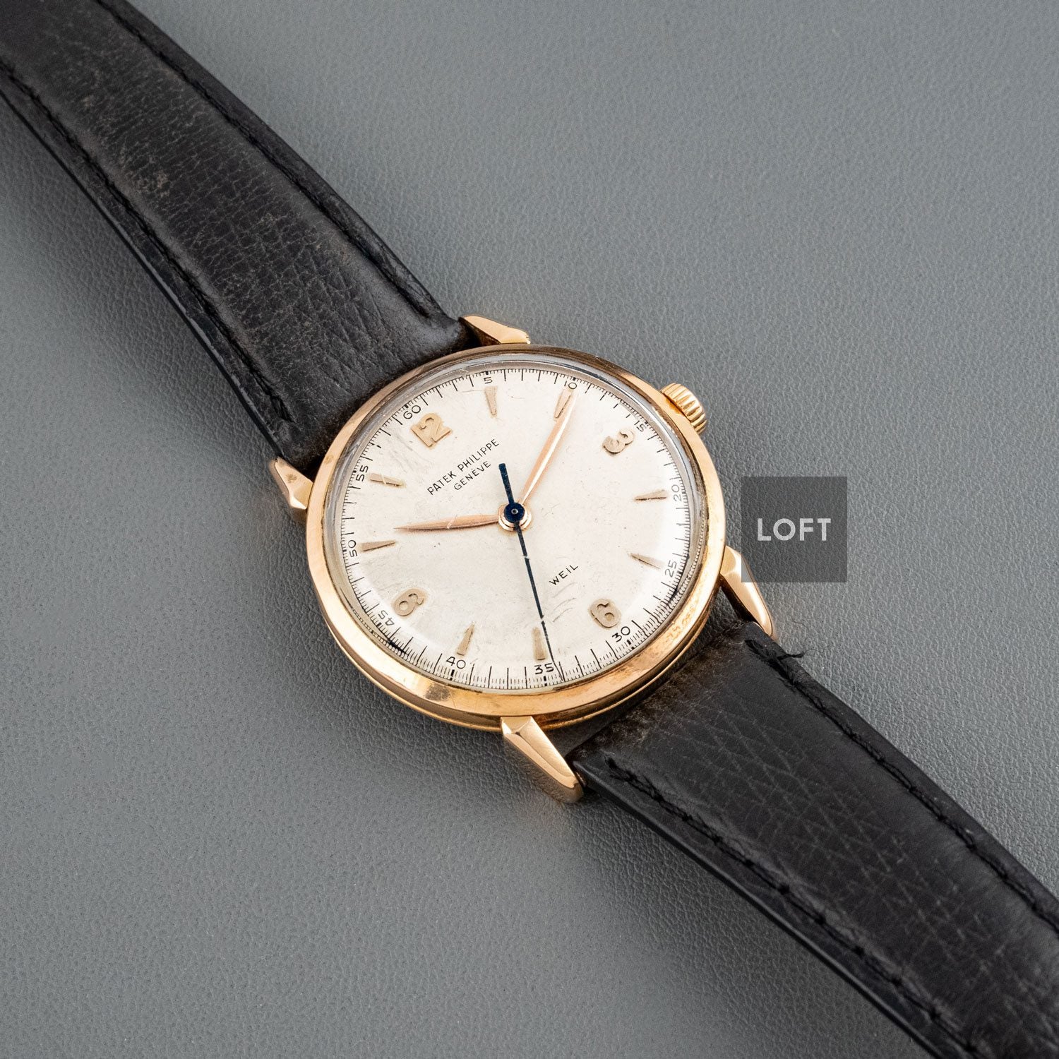 Patek Phillipe Calatrava Weil Yellow Gold Spider Lugs 35 mm