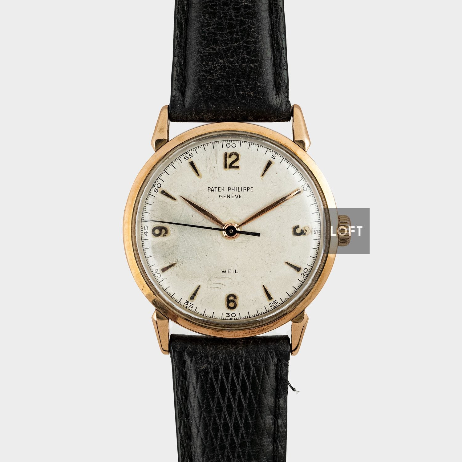 Patek Phillipe Calatrava Weil Yellow Gold Spider Lugs 35 mm