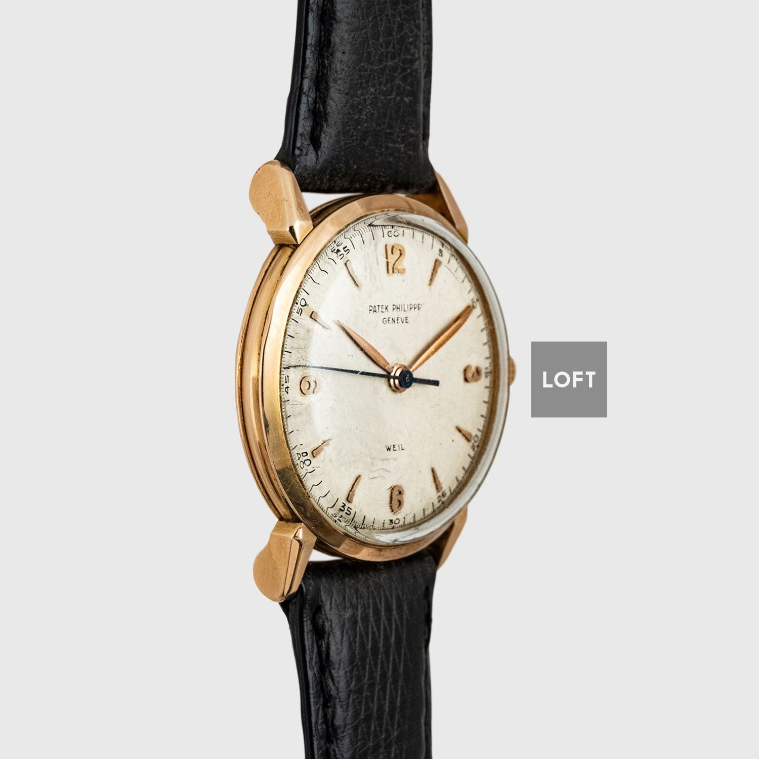 Patek Phillipe Calatrava Weil Yellow Gold Spider Lugs 35 mm