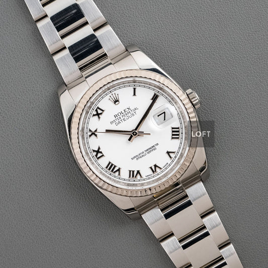 Rolex Datejust 126234 Oystersteel Roman 36 mm