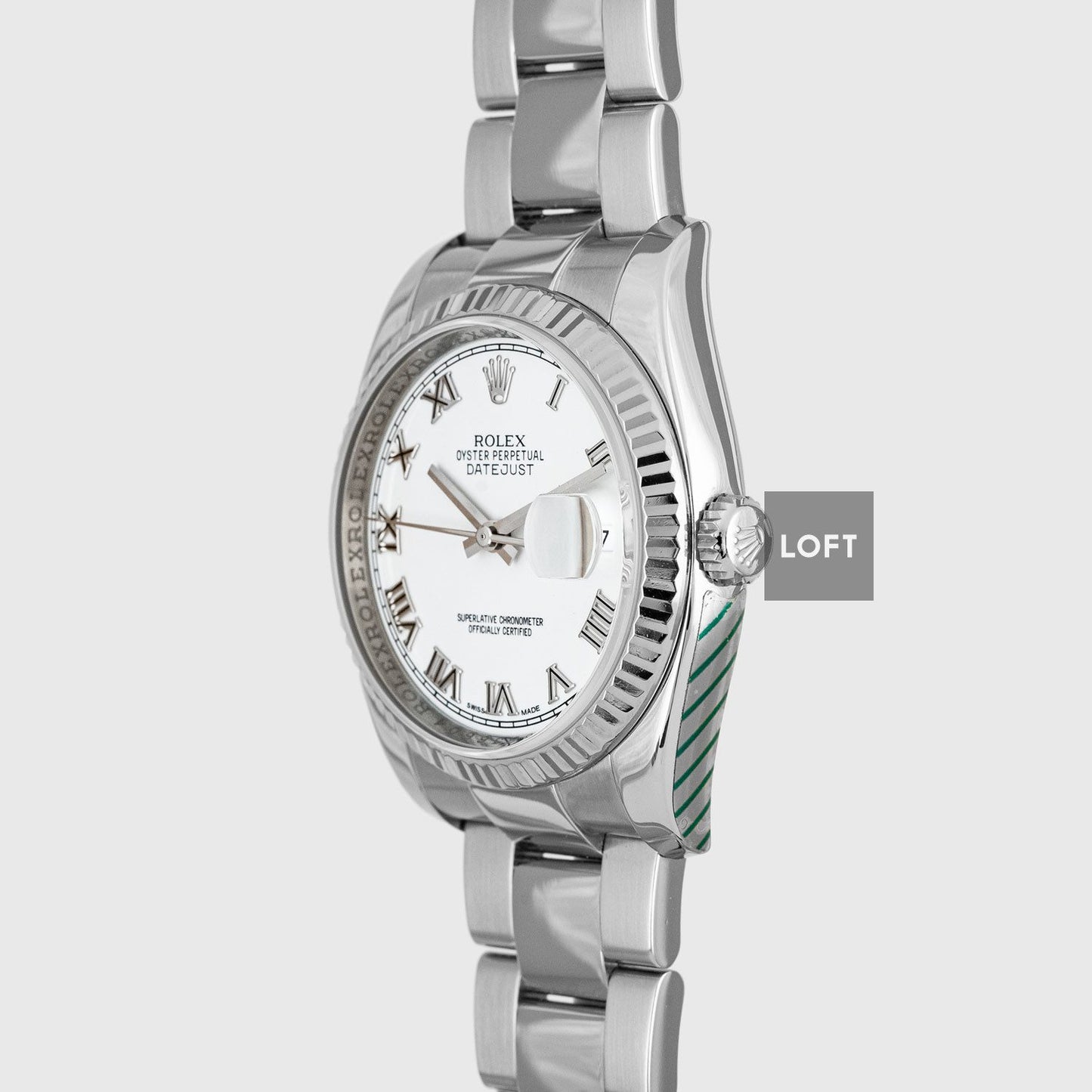 Rolex Datejust 126234 Oystersteel Roman 36 mm