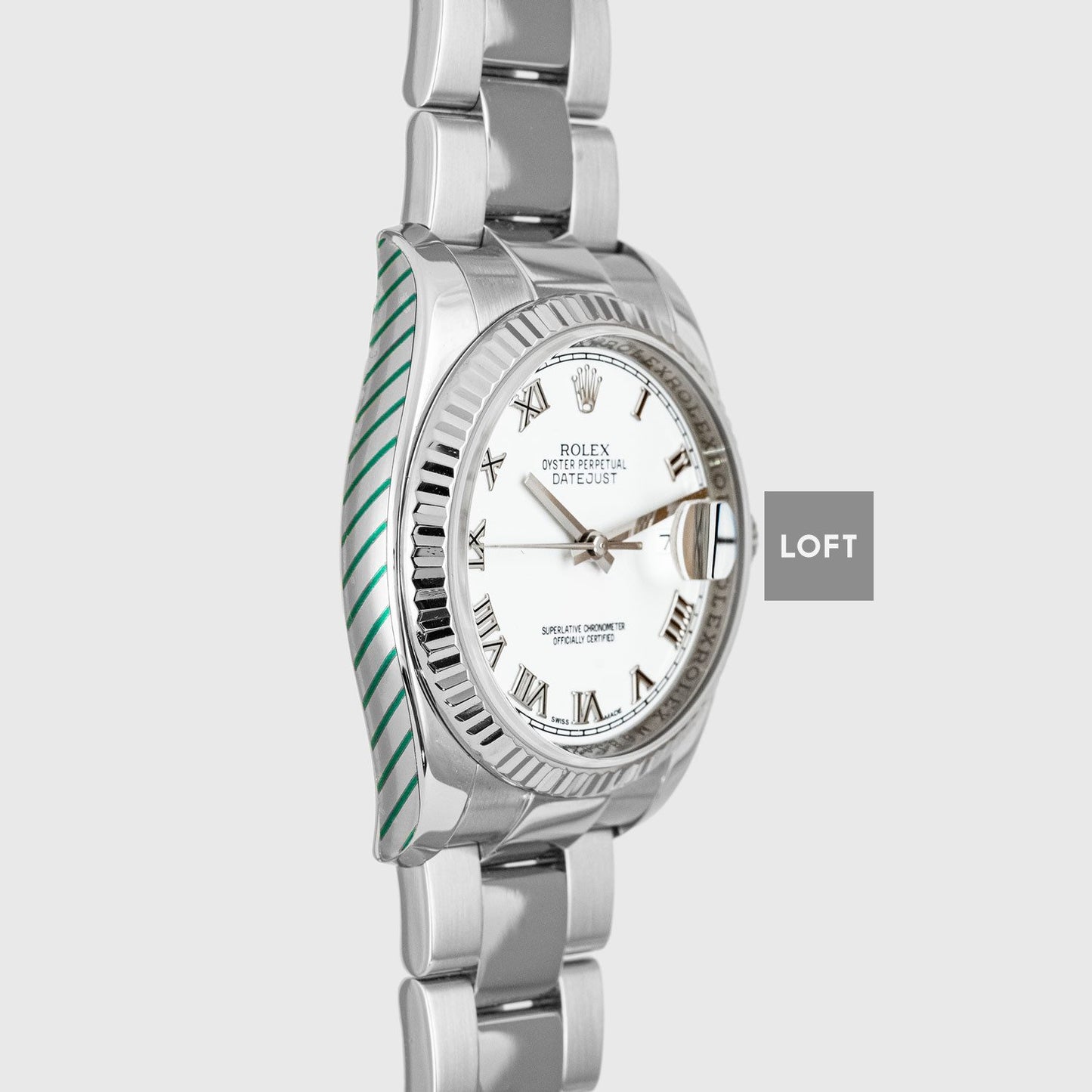 Rolex Datejust 126234 Oystersteel Roman 36 mm