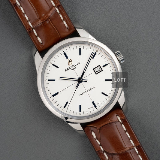 Breitling Transocean A10360 Date Stainless Steel 43 mm