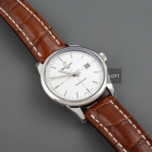 Breitling Transocean A10360 Date Stainless Steel 43 mm