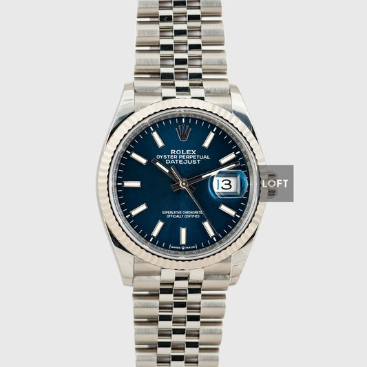 Rolex Datejust 126234 Blue Dial Jubilee 36 mm