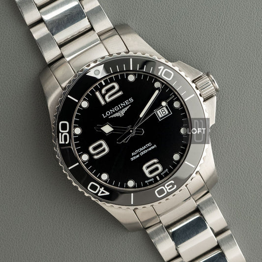 Longines HydroConquest Automatic Black Dial 43 mm