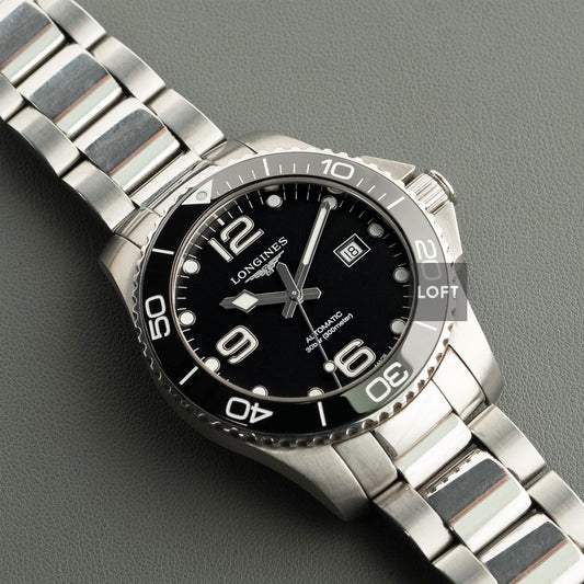 Longines HydroConquest Automatic Black Dial 43 mm