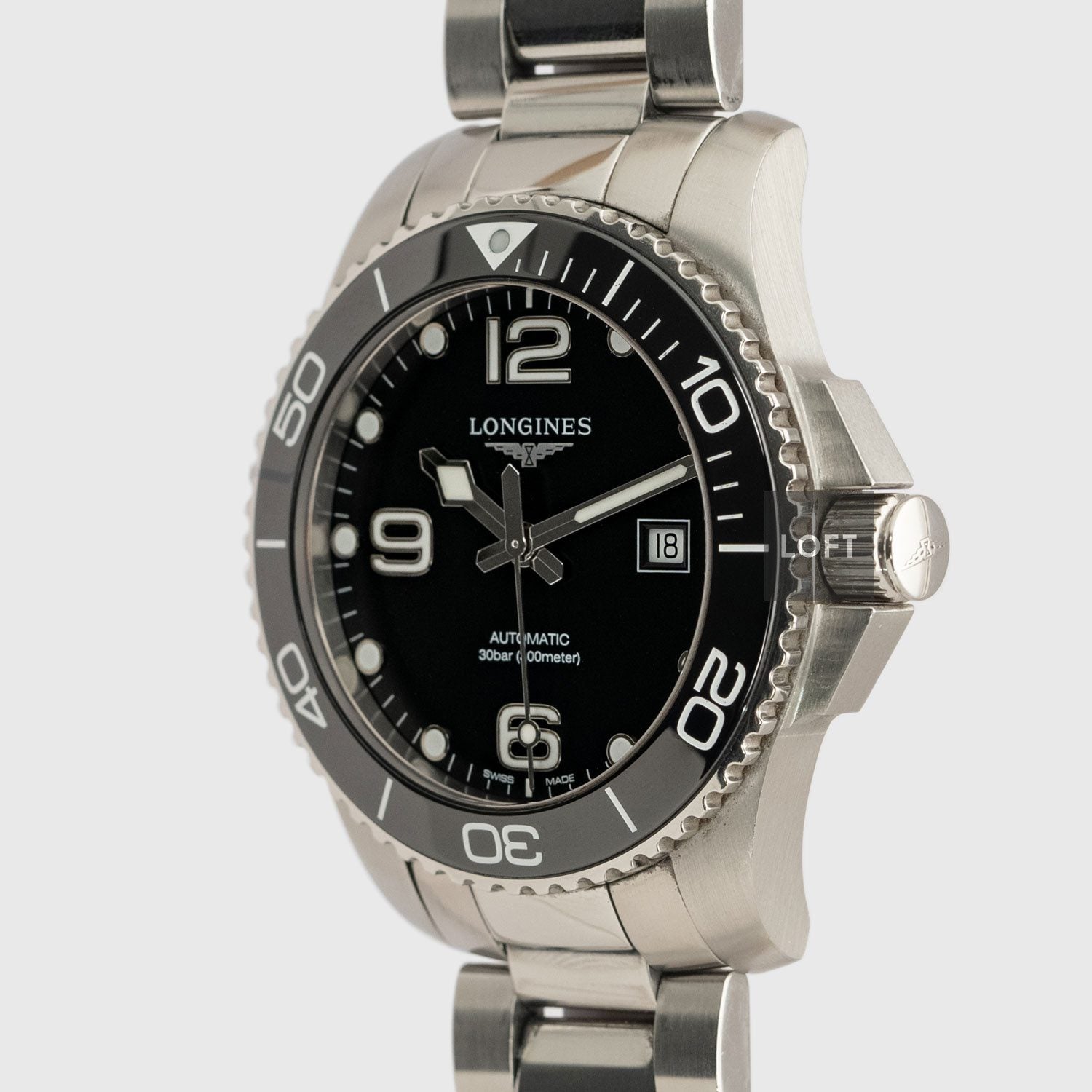 Longines HydroConquest Automatic Black Dial 43 mm