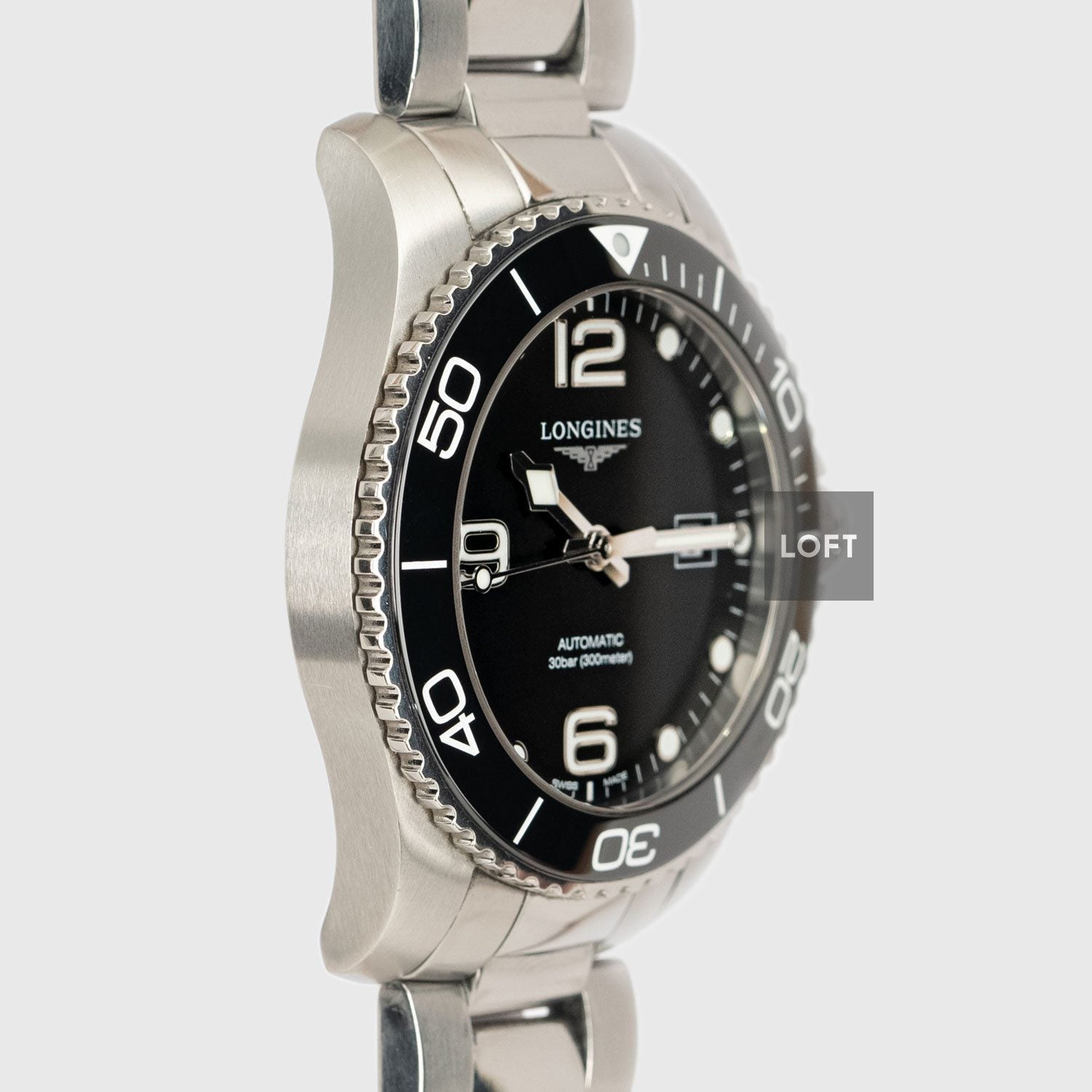 Longines HydroConquest Automatic Black Dial 43 mm