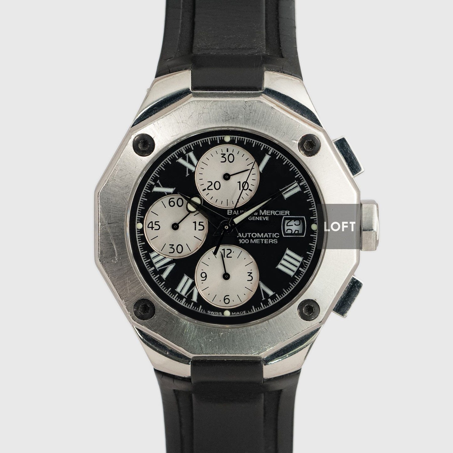 Baume & Mercier Riviera Chronograph Black Rubber 43 mm