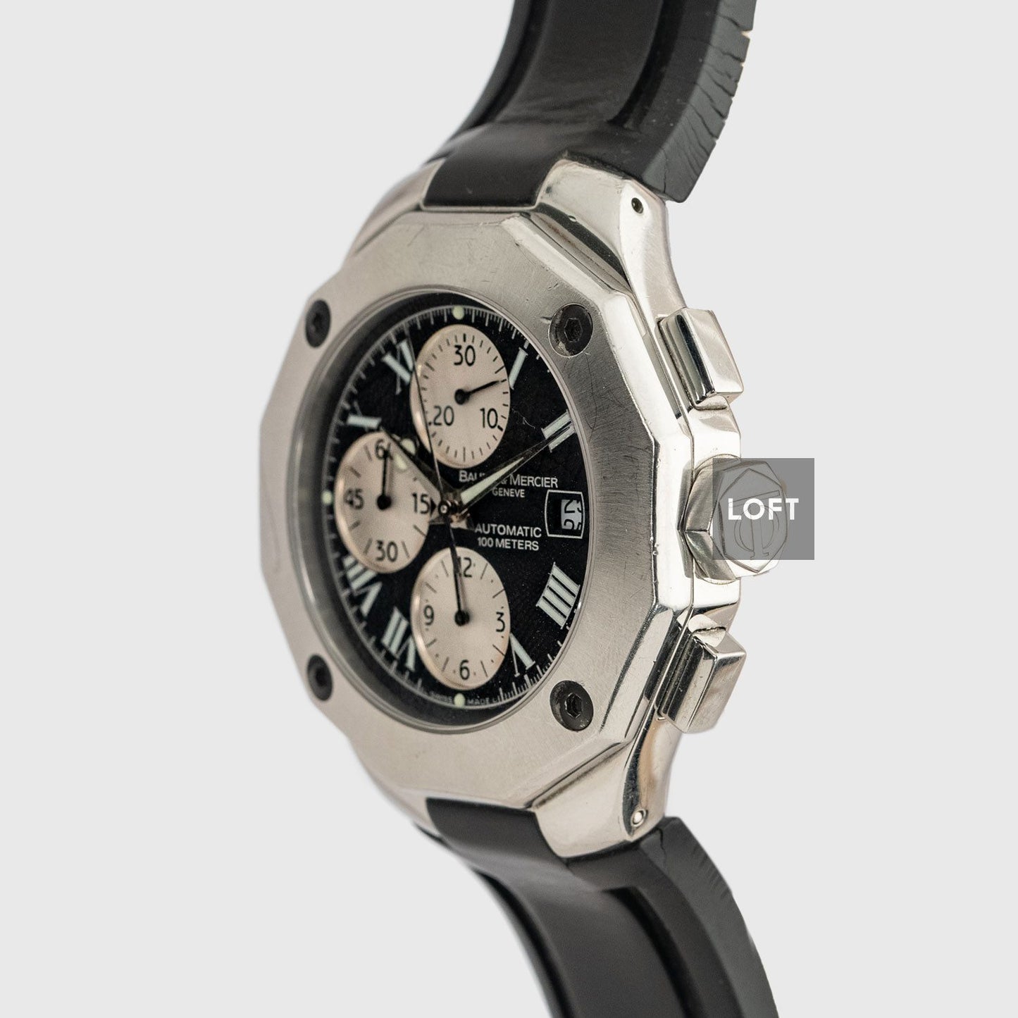 Baume & Mercier Riviera Chronograph Black Rubber 43 mm