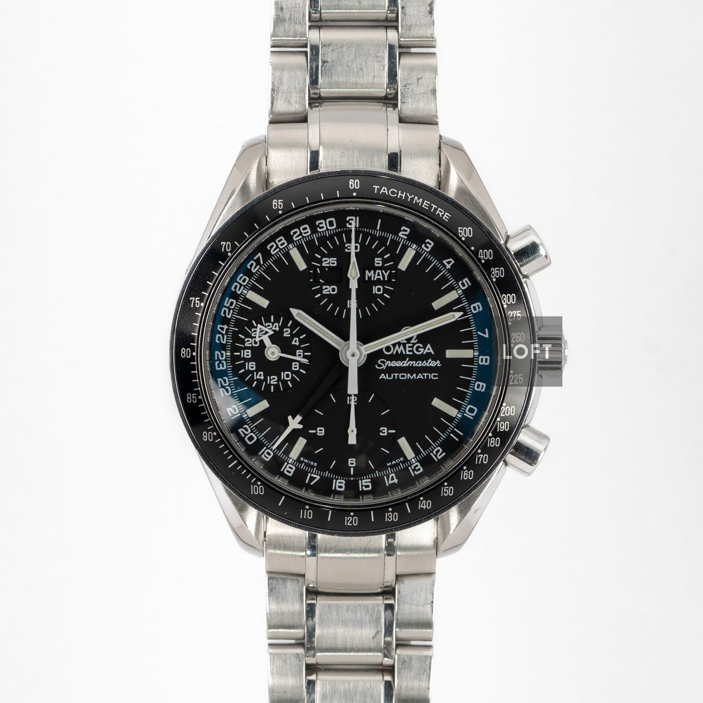 Omega Speedmaster Reduced Automatic Triple Date 39 mm
