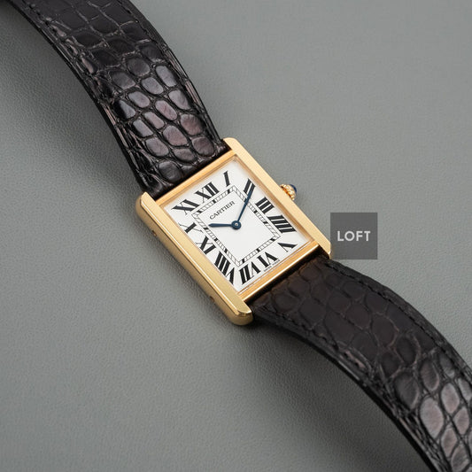 Cartier Tank Solo 3167 Quartz Yellow Gold 28 mm