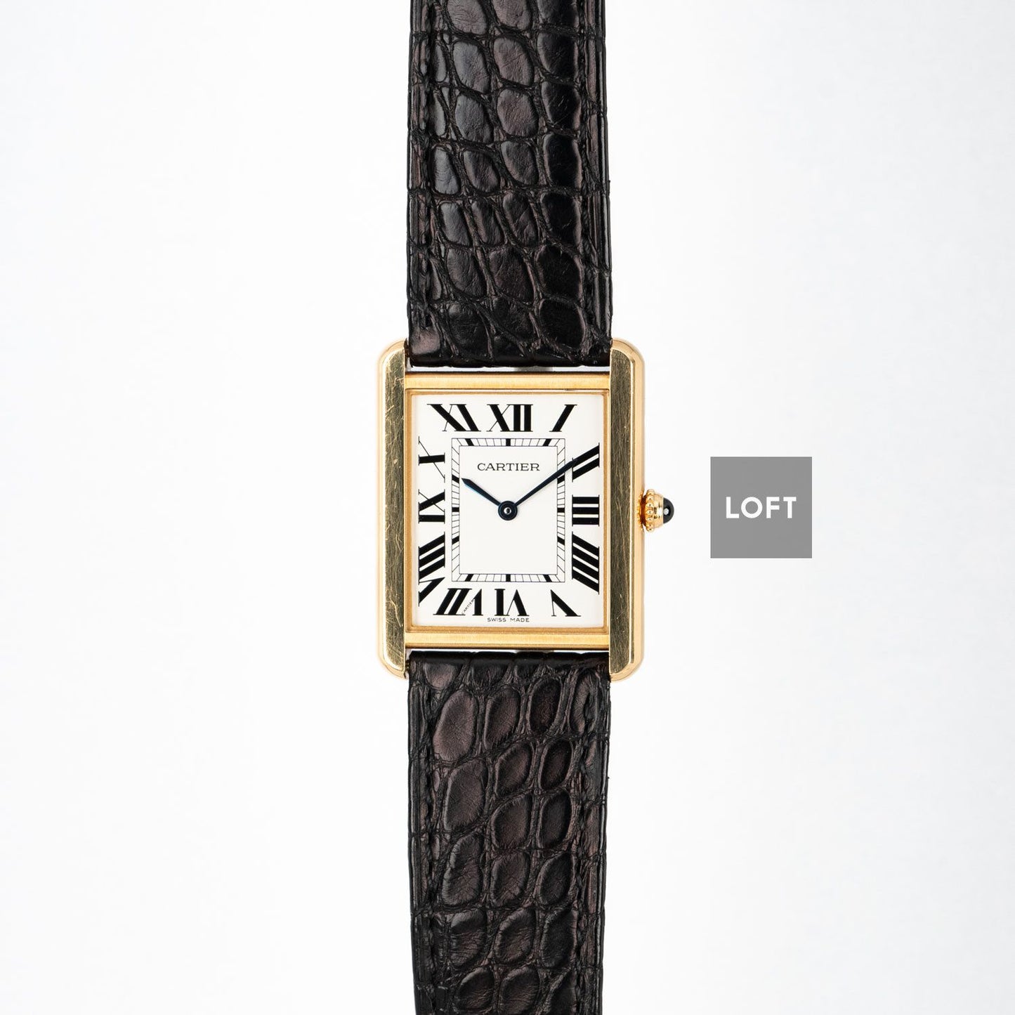 Cartier Tank Solo 3167 Quartz Yellow Gold 28 mm