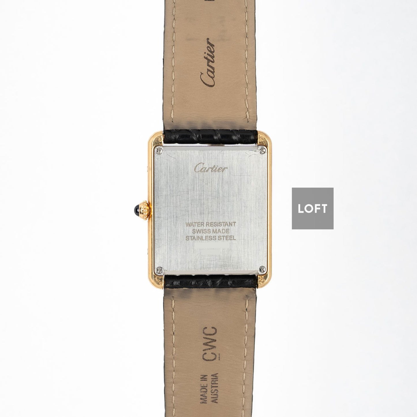 Cartier Tank Solo 3167 Quartz Yellow Gold 28 mm