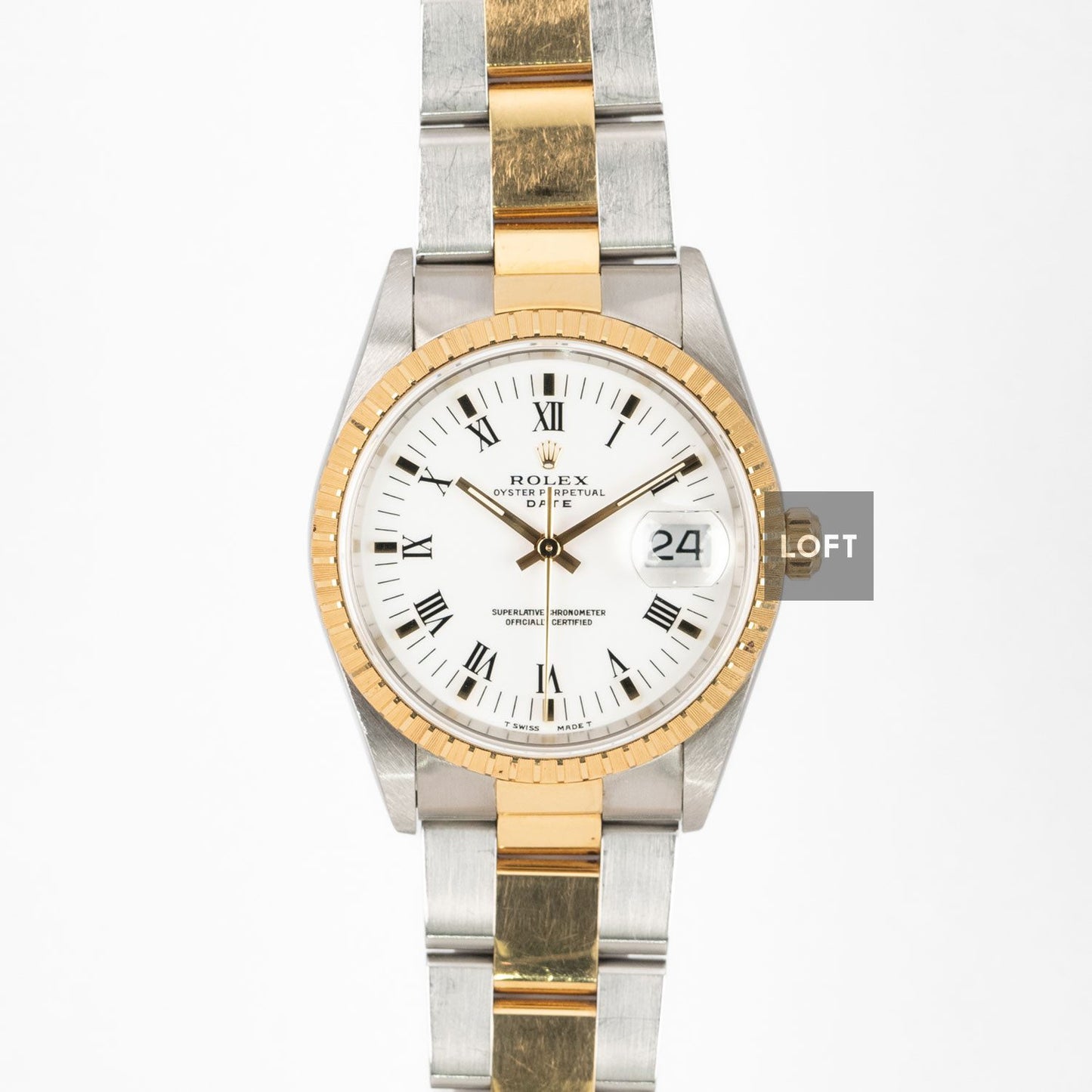Rolex Oyster Perpetual Date Steel / Yellow Gold 34 mm