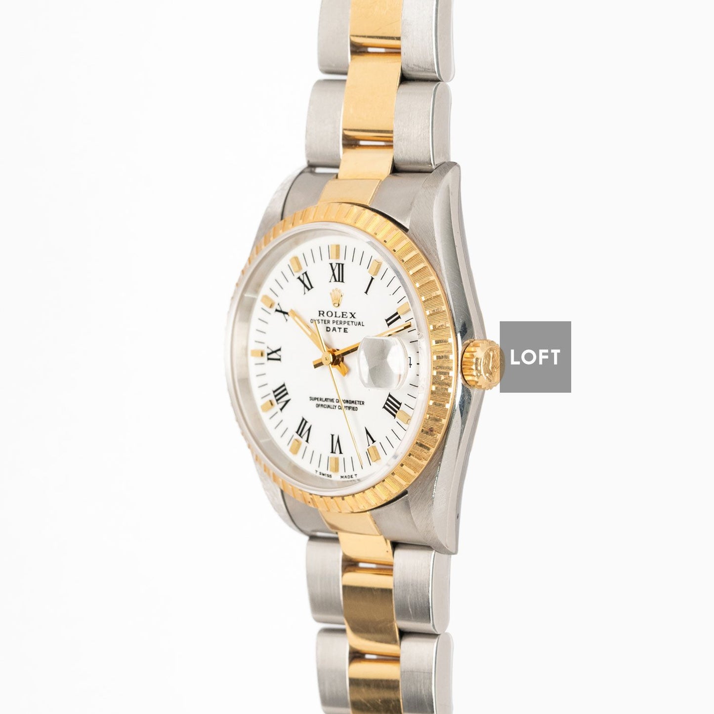 Rolex Oyster Perpetual Date Steel / Yellow Gold 34 mm
