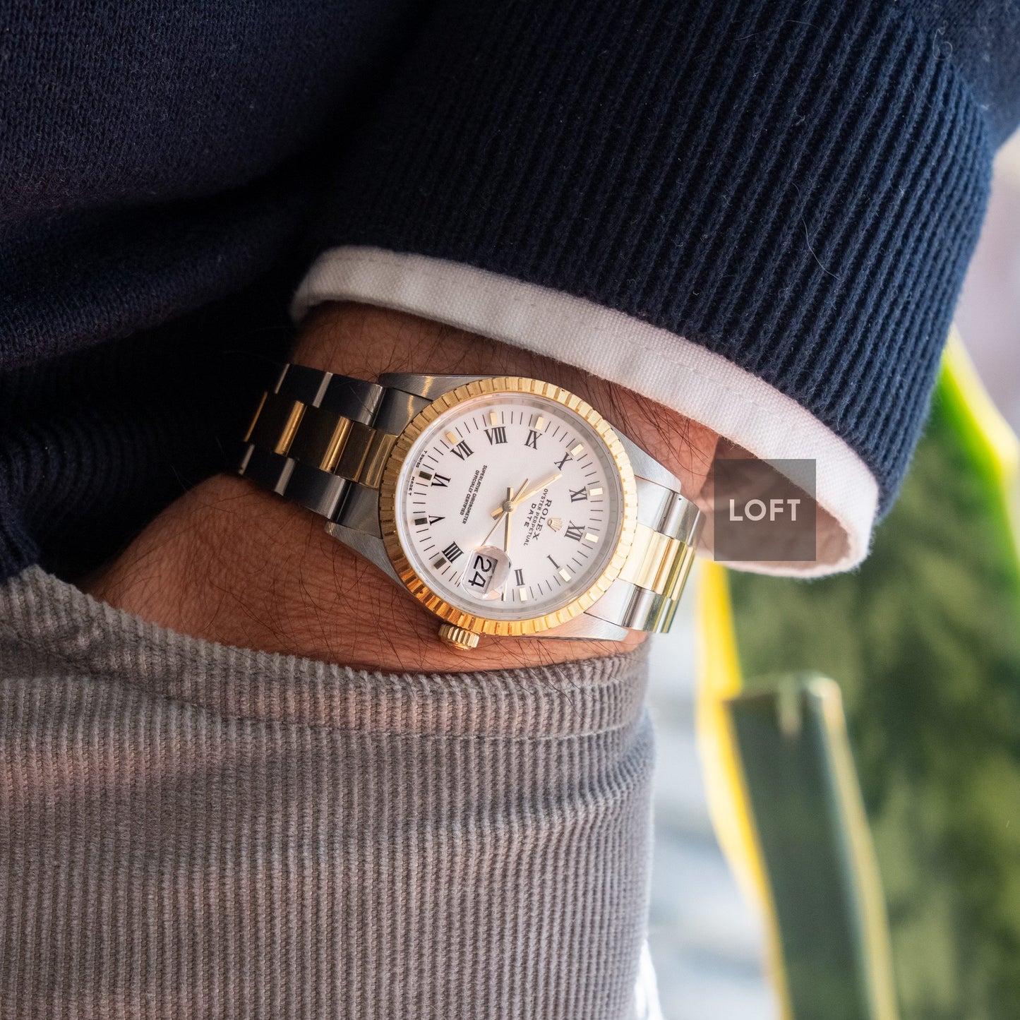 Rolex Oyster Perpetual Date Steel / Yellow Gold 34 mm
