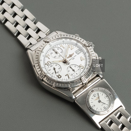 Breilting Chronomat Chronograph White Dial 39 mm