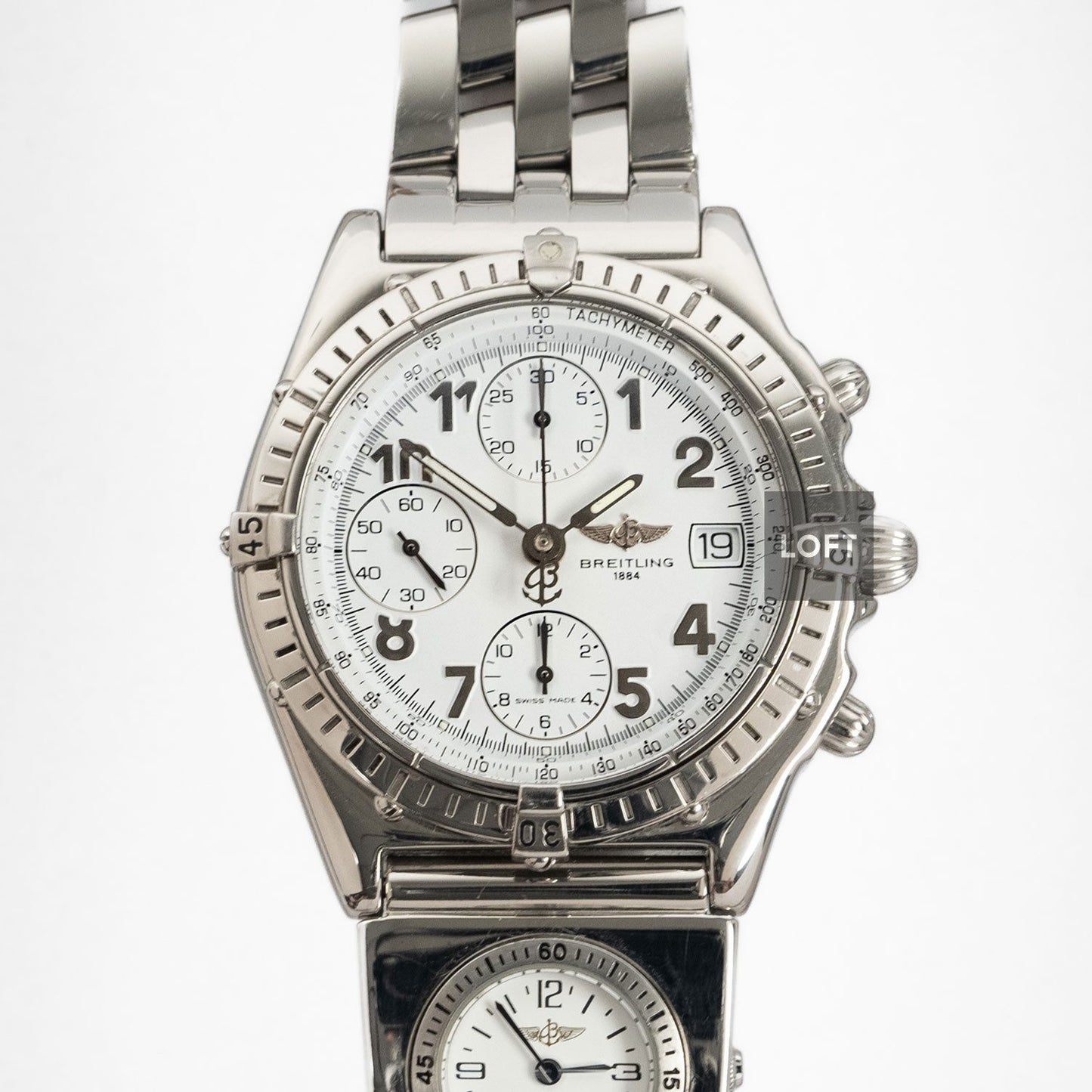 Breilting Chronomat Chronograph White Dial 39 mm