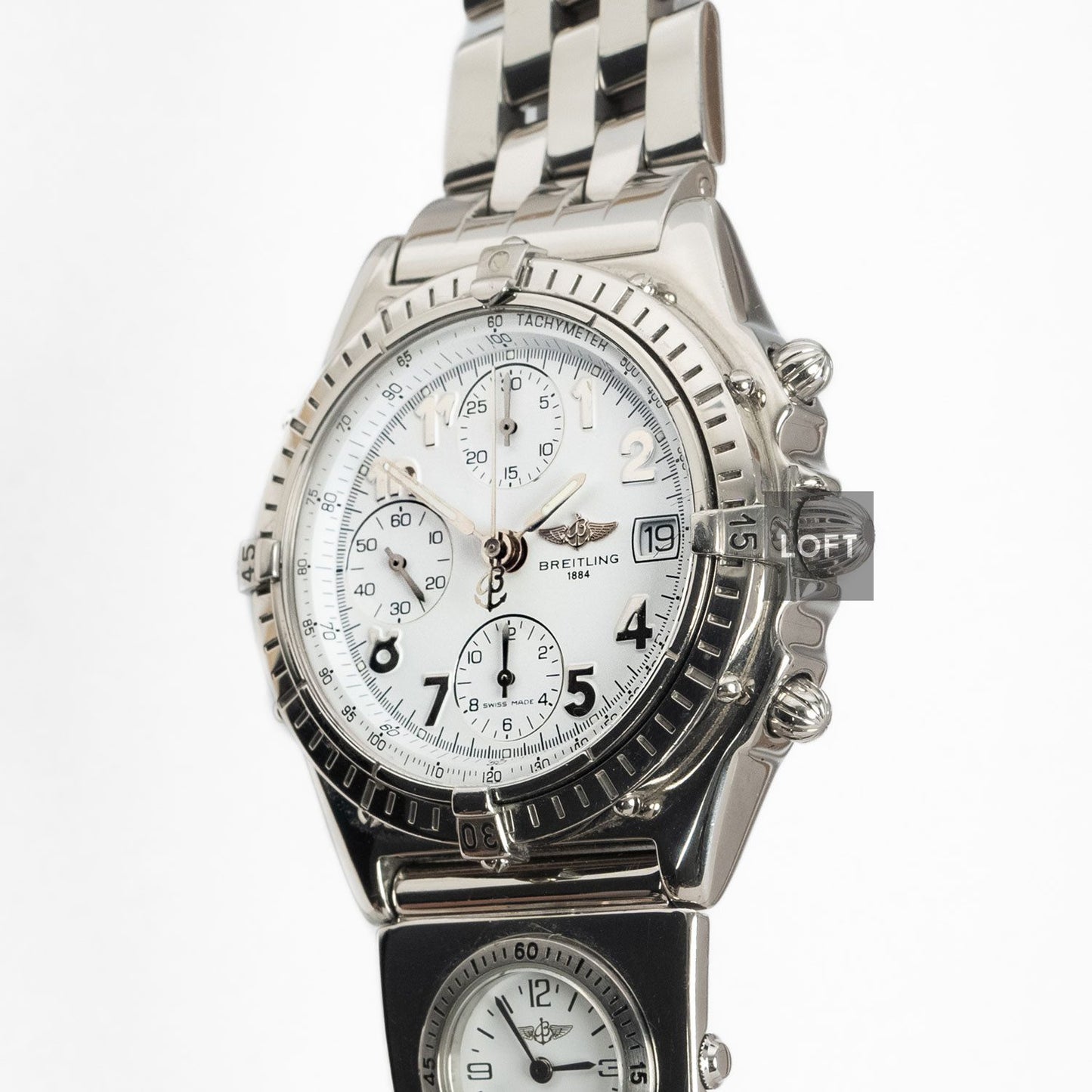 Breilting Chronomat Chronograph White Dial 39 mm
