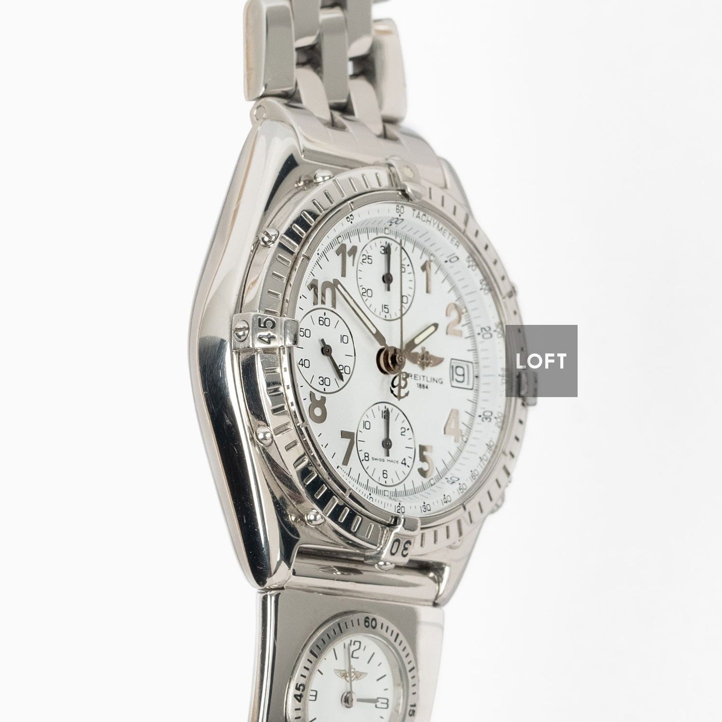 Breilting Chronomat Chronograph White Dial 39 mm