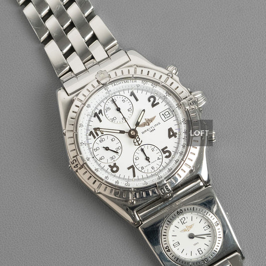 Breilting Chronomat Chronograph White Dial 39 mm