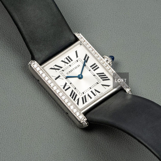 Cartier Tank Must Quartz Steel/Diamonds 25,5 mm
