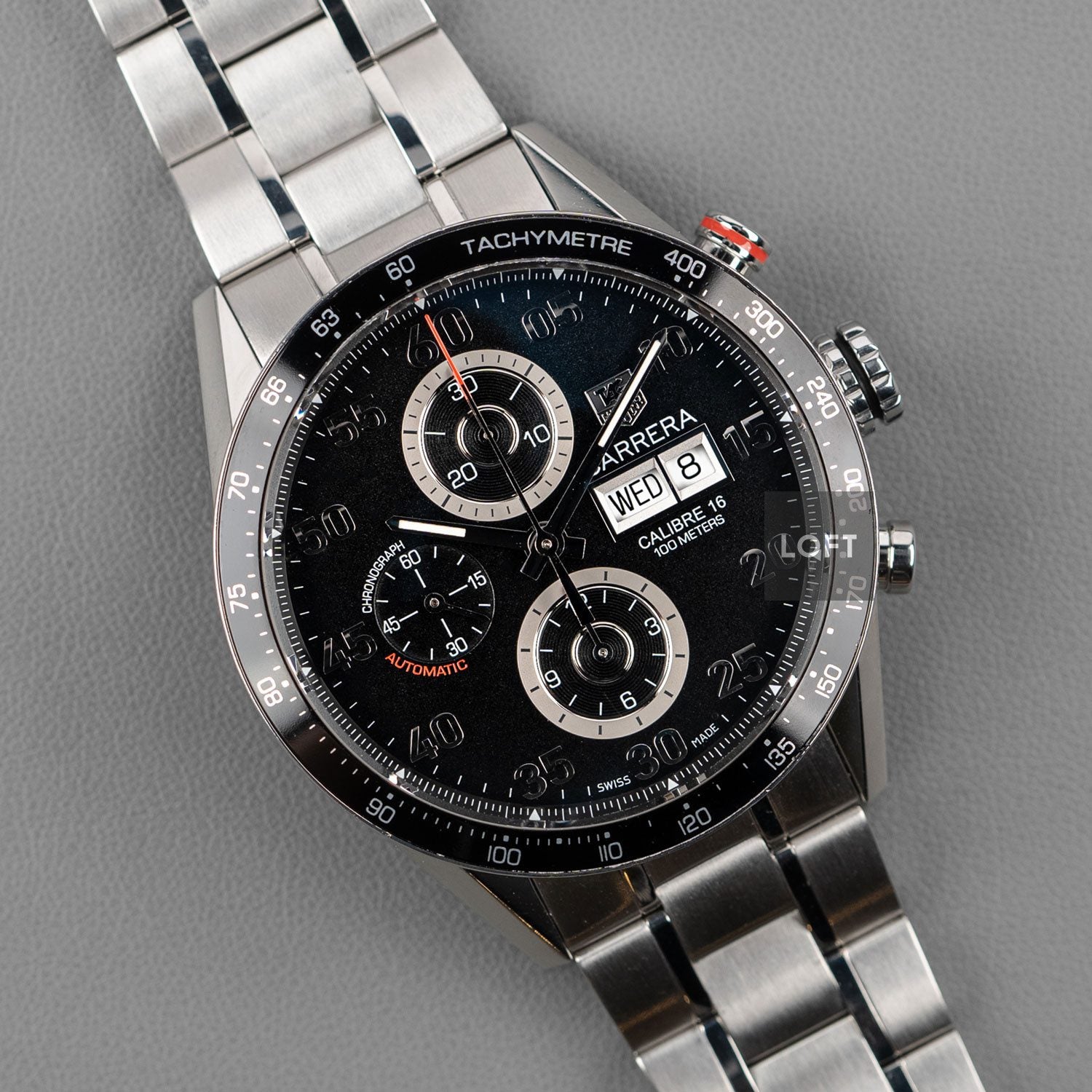 【美品】【日本限定品】TAG Heuer Carrera Calibre 16 TAG Heuer Carrera Caliber 16 Day Date Automatic Chronograph