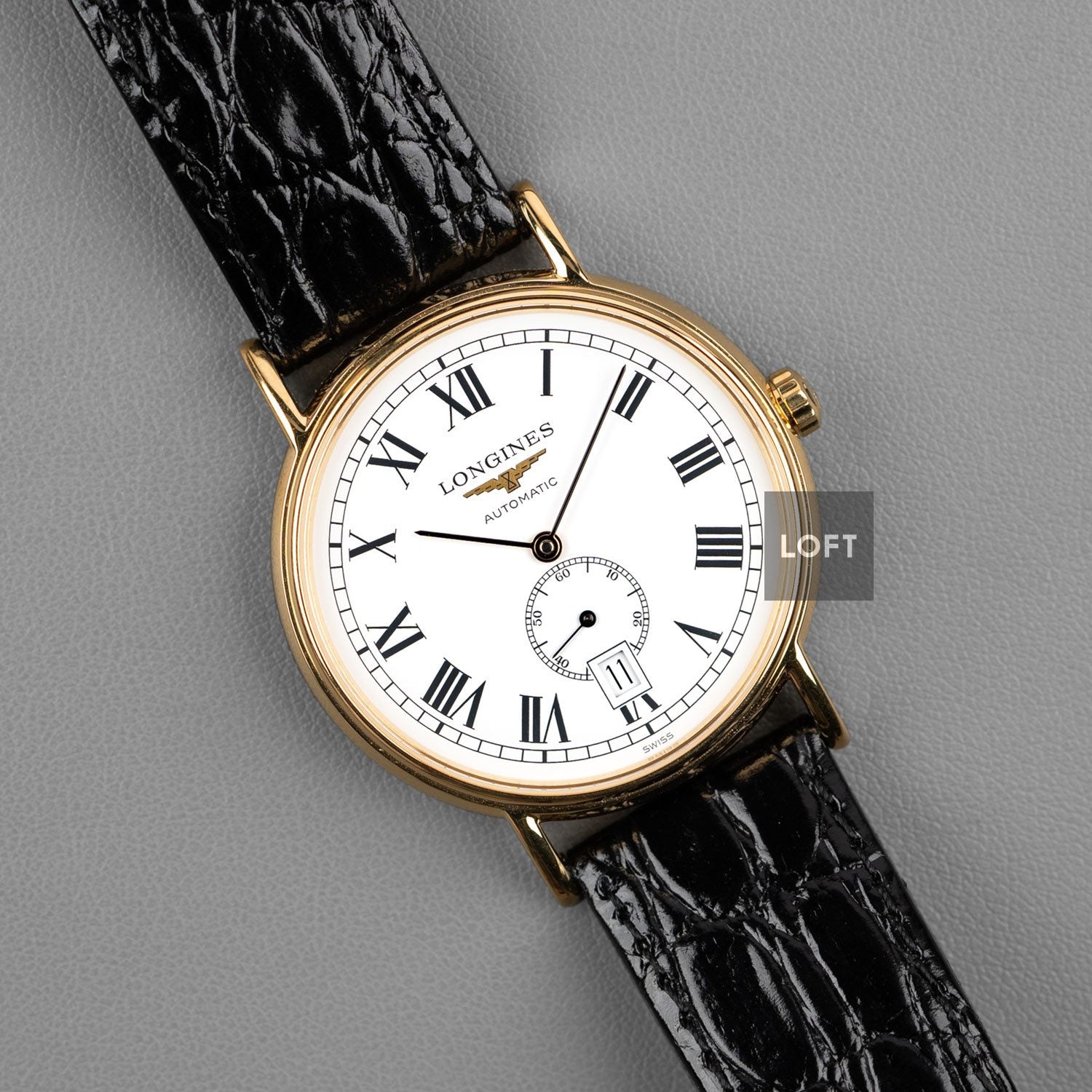 Longines Présence Automatic Small Seconds Yellow Gold 38,5 mm
