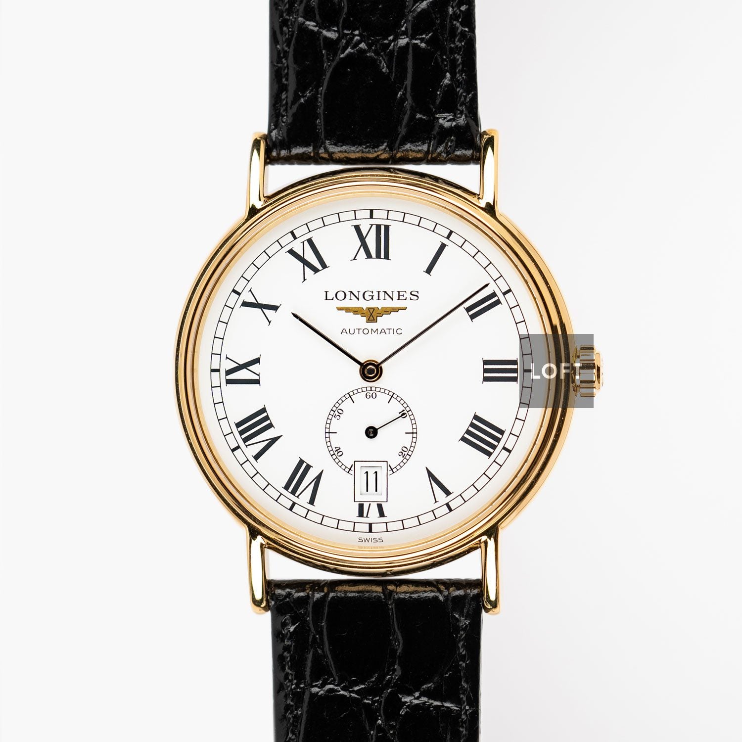 Longines Présence Automatic Small Seconds Yellow Gold 38,5 mm