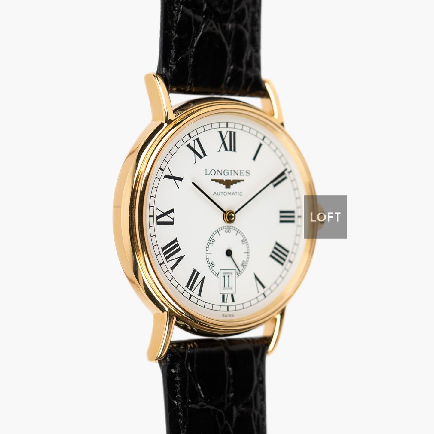Longines Présence Automatic Small Seconds Yellow Gold 38,5 mm