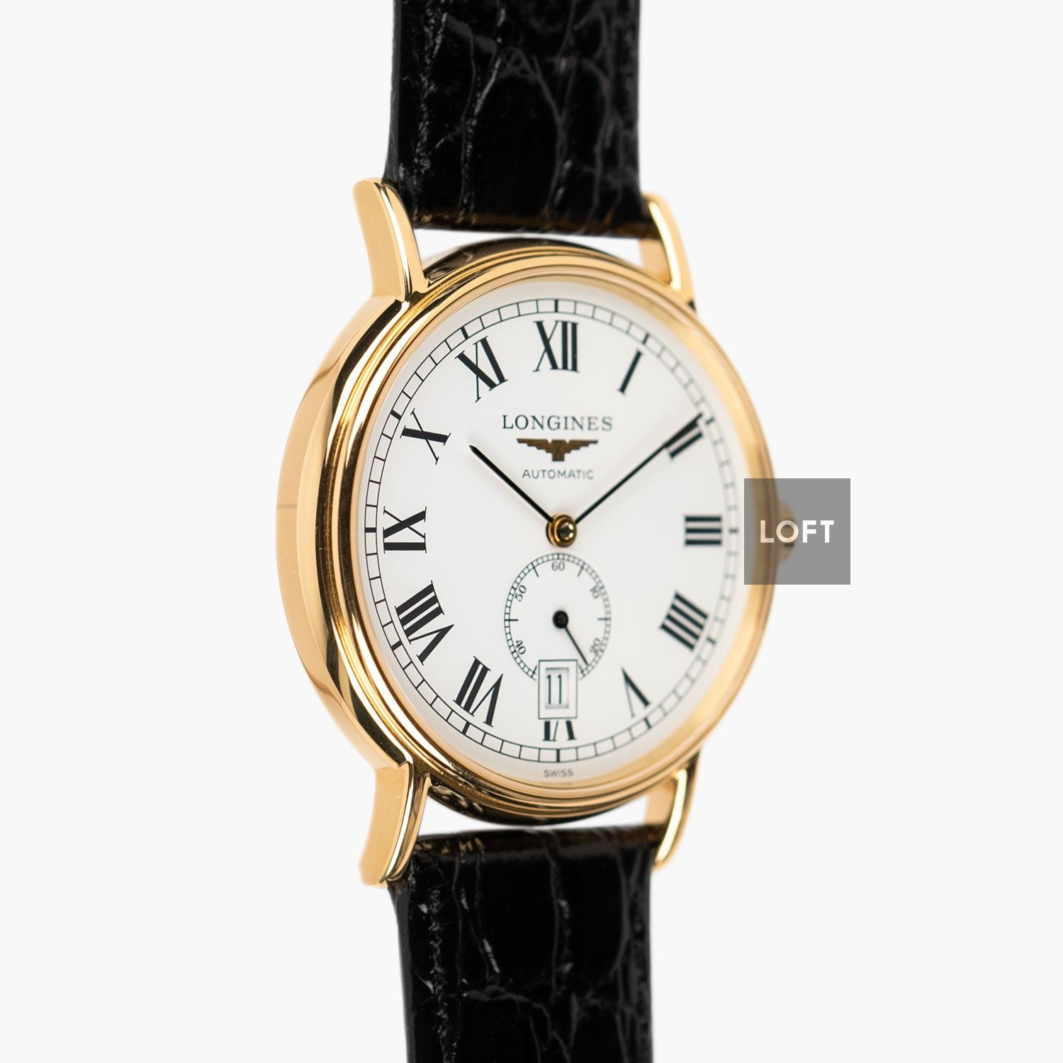 Longines Présence Automatic Small Seconds Yellow Gold 38,5 mm
