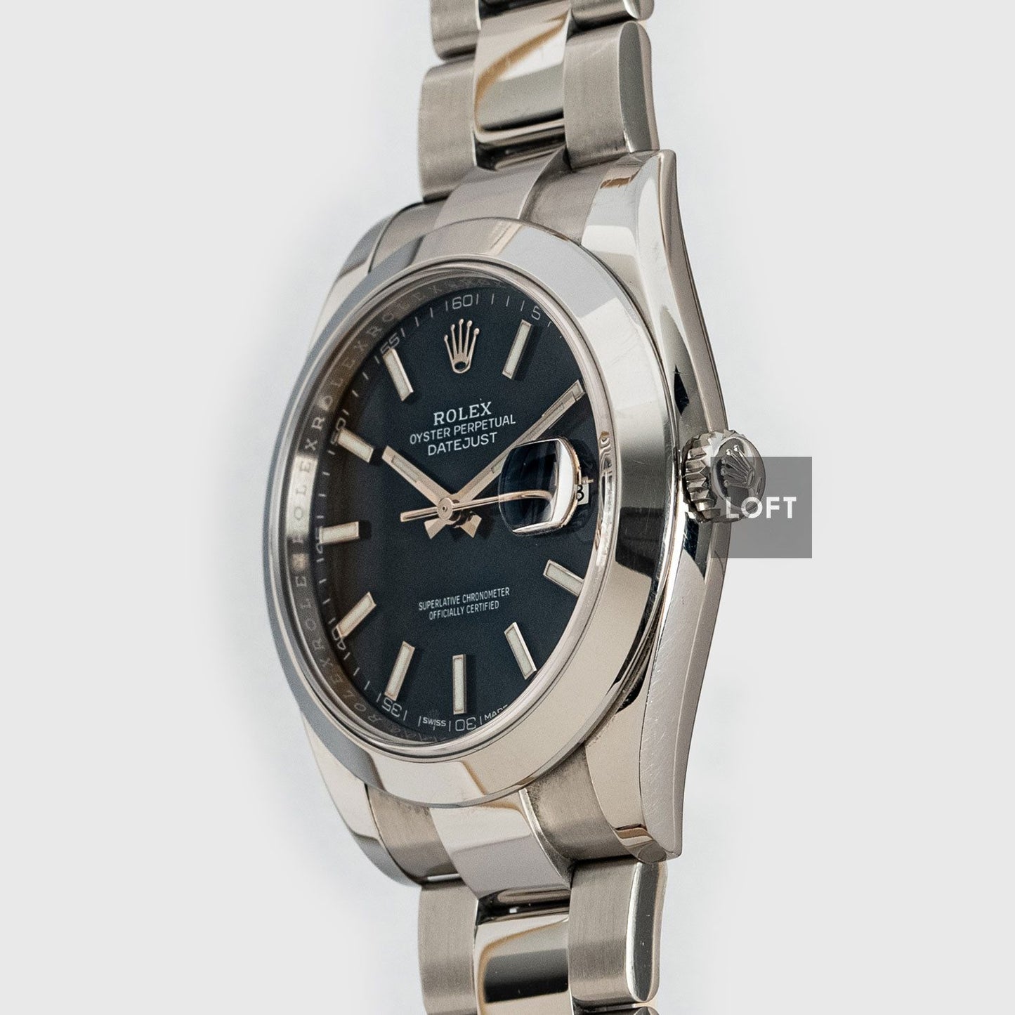 Rolex Datejust Blue Dial Oyster Bracelet 41 mm