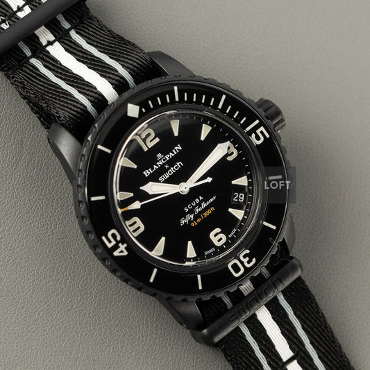 Swatch Bioceramic Scuba Fifty Fathoms Ocean of Storms 42,3 mm