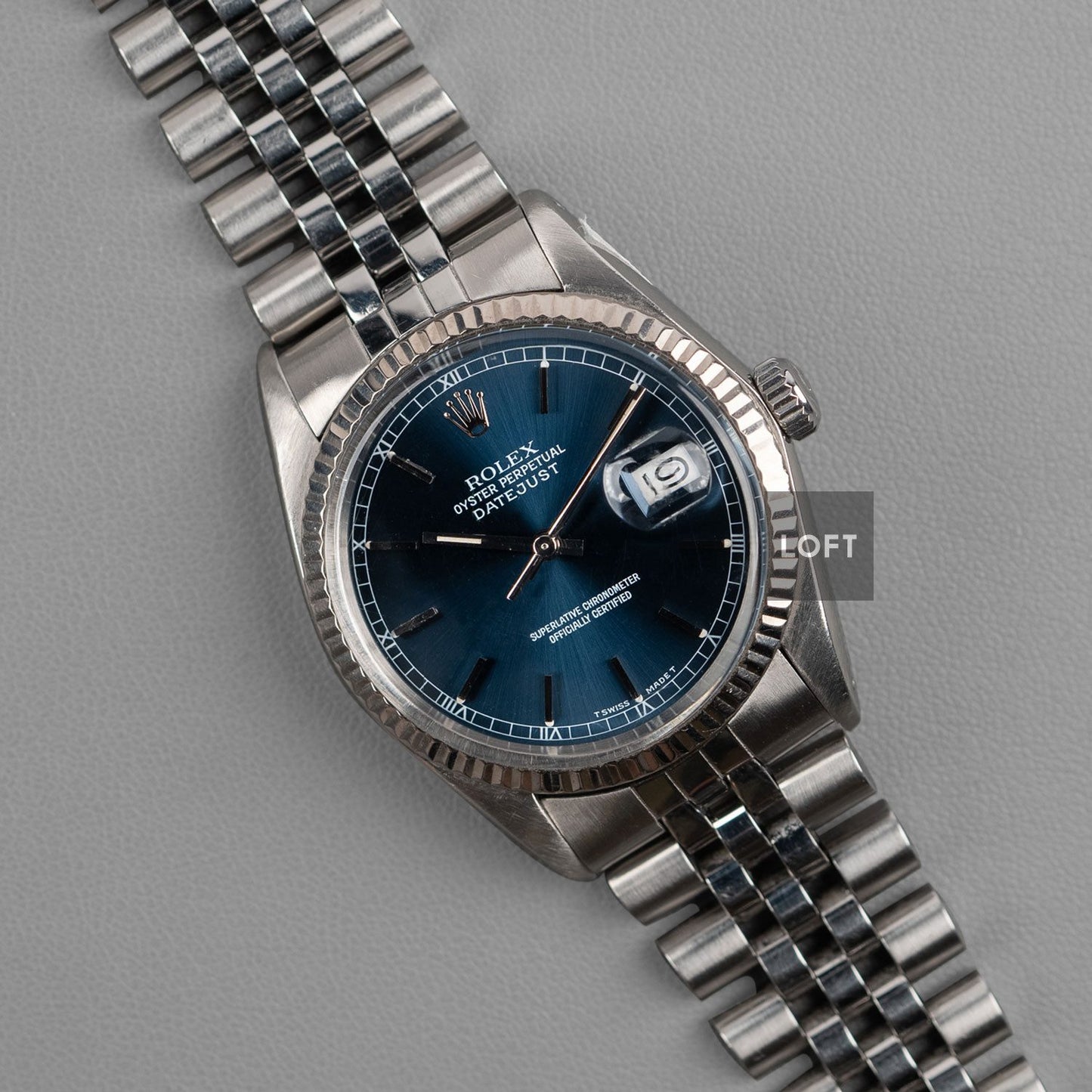 Rolex Datejust Blue Dial Jubilee Bracelet 36 mm