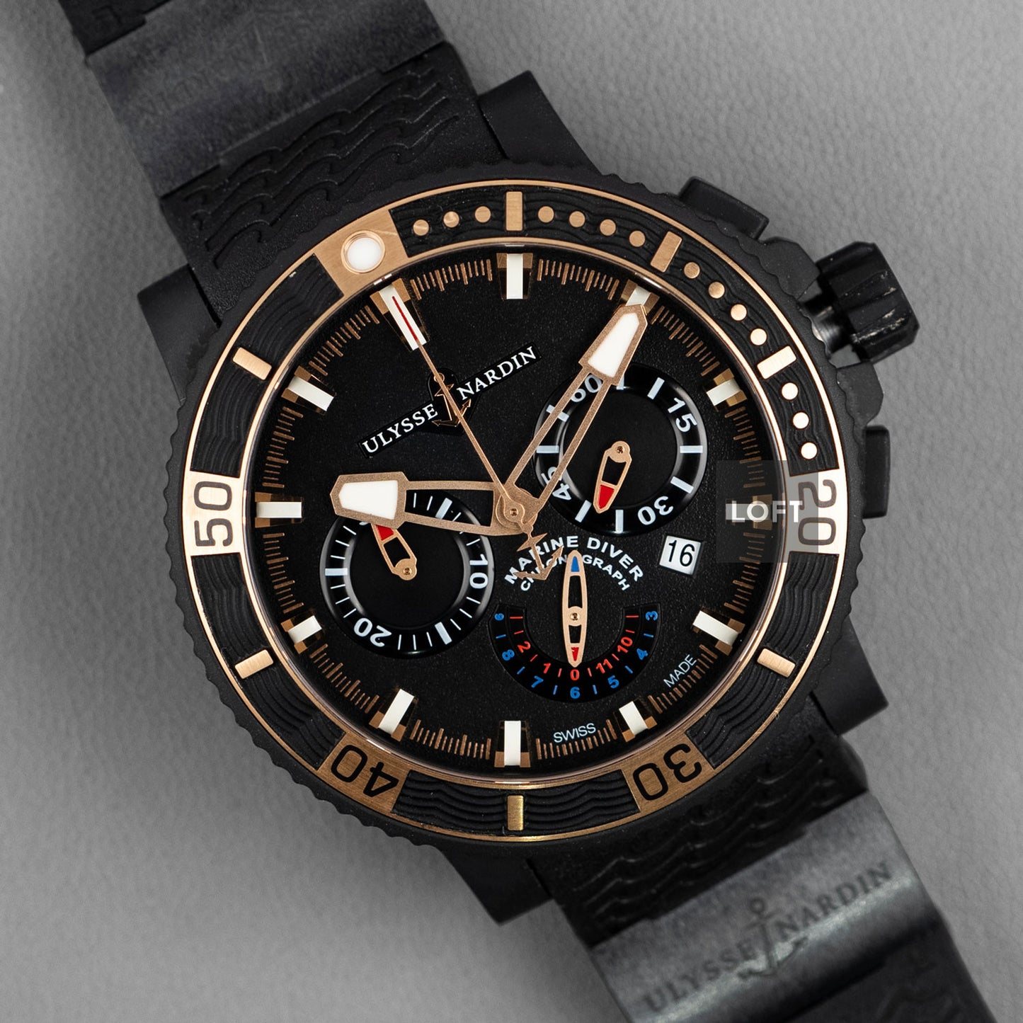 Ulysse Nardin Maxi Marine Diver Black Sea Chronograph 45,8 mm