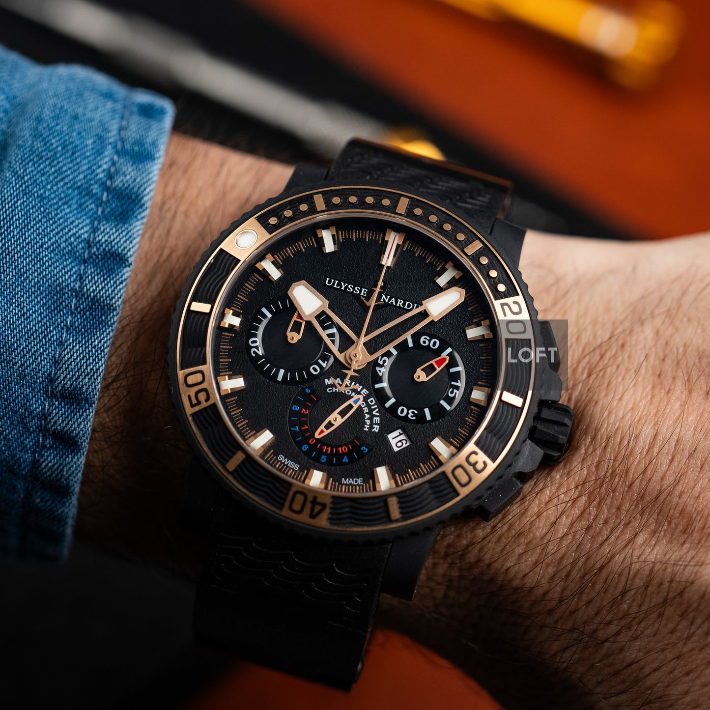 Ulysse Nardin Maxi Marine Diver Black Sea Chronograph 45,8 mm