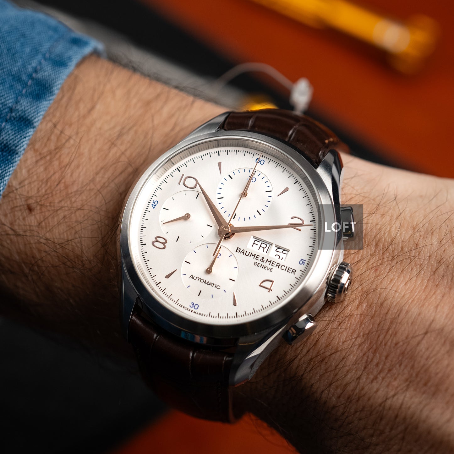 Baume & Mercier Clifton Chornograph Automatic Day-Date 43 mm