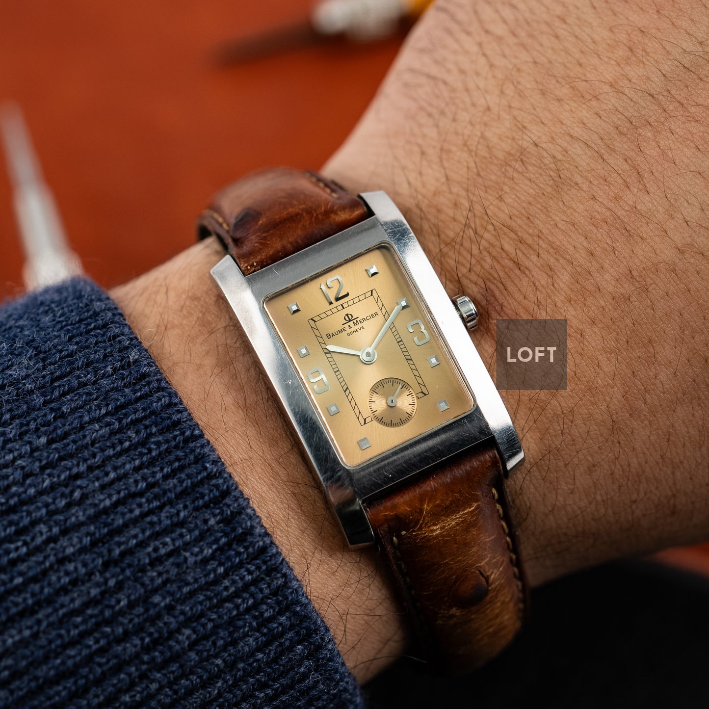 Baume & Mercier Hampton Quartz Copper Dial 29 mm