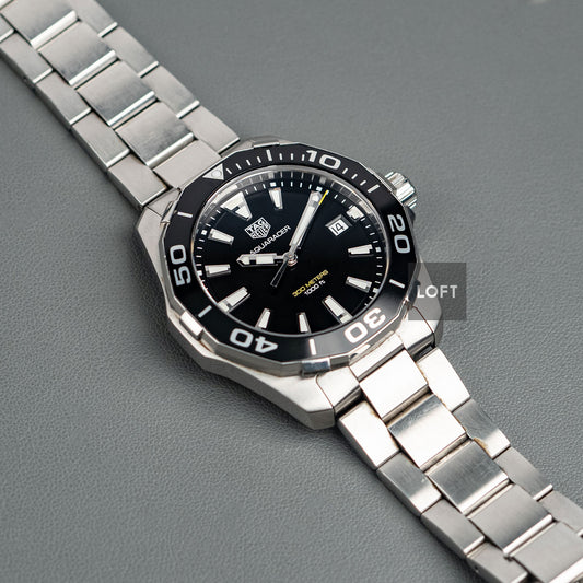 TAG Heuer Aquaracer 300M Quartz Date Black Dial 41 mm