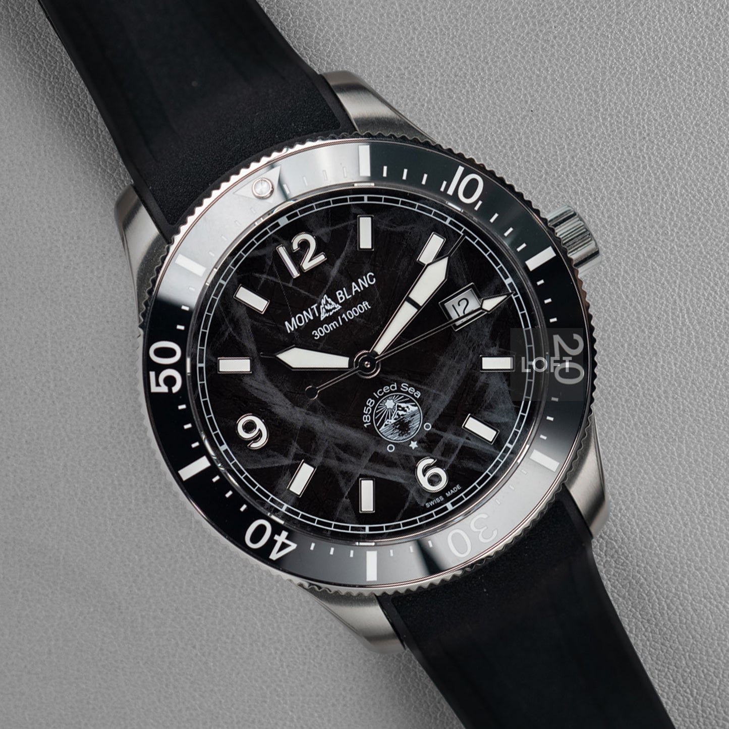 Montblanc 1858 Iced Sea Automatic Date 300 m 41 mm
